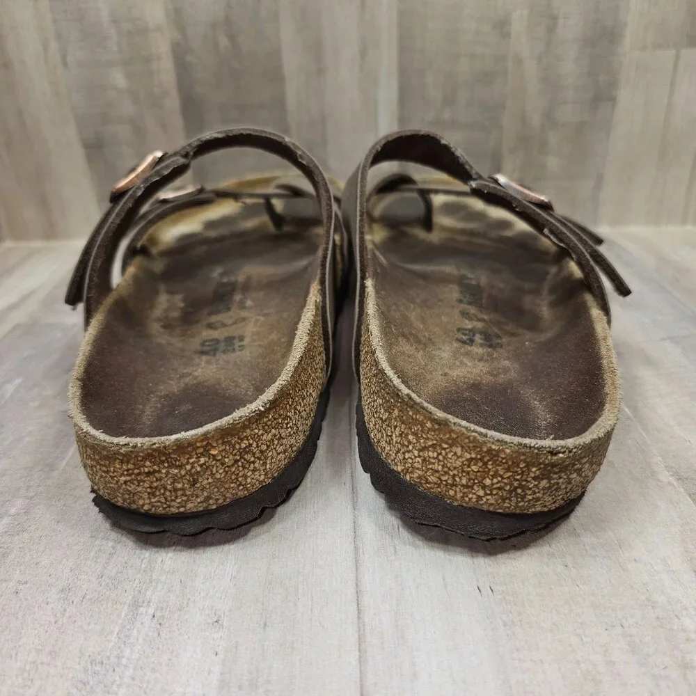 Birkenstock Woman's Size 40 Mayari Sandals Two Adjustable Straps *READ* - Picture 5 of 13